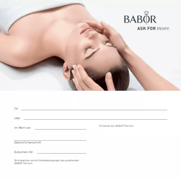BABOR Beauty Gutschein 25 bis 250 € als Überraschungspäckchen